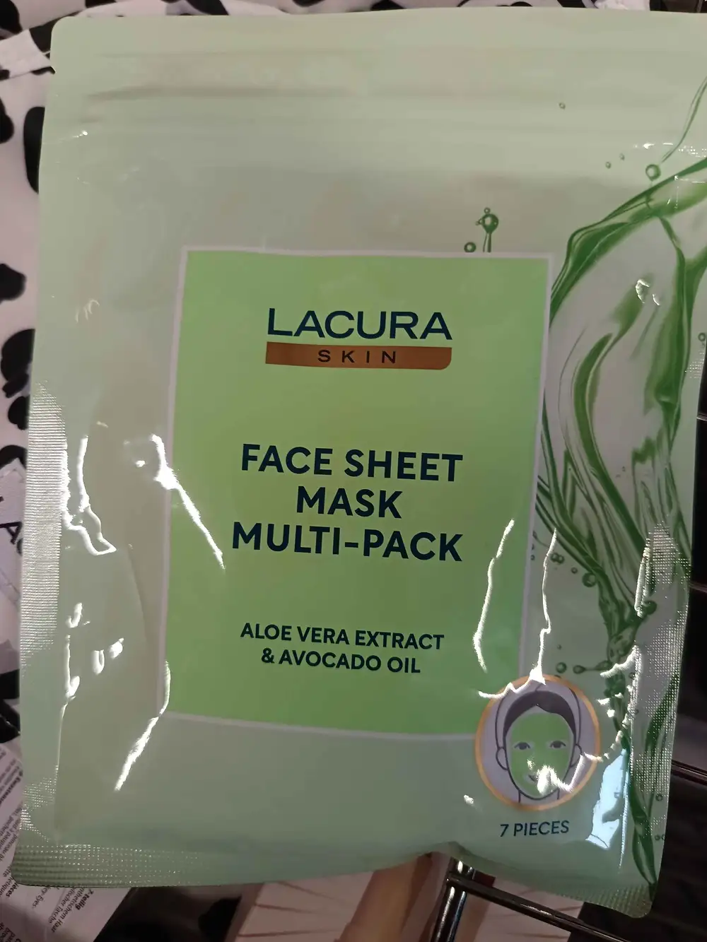 LACURA - Face sheet mask multi-pack