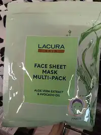 LACURA - Face sheet mask multi-pack