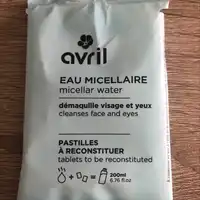 AVRIL - Eau micellaire démaquille visage et yeux
