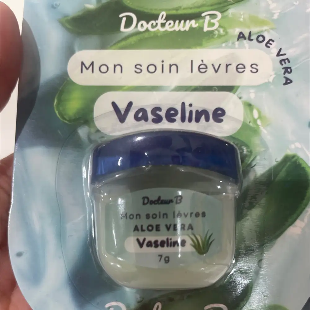 DOCTEUR B - Vaseline - Mon soin lèvres aloé véra