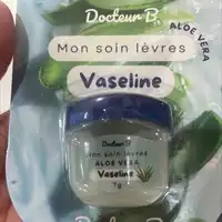 DOCTEUR B - Vaseline - Mon soin lèvres aloé véra