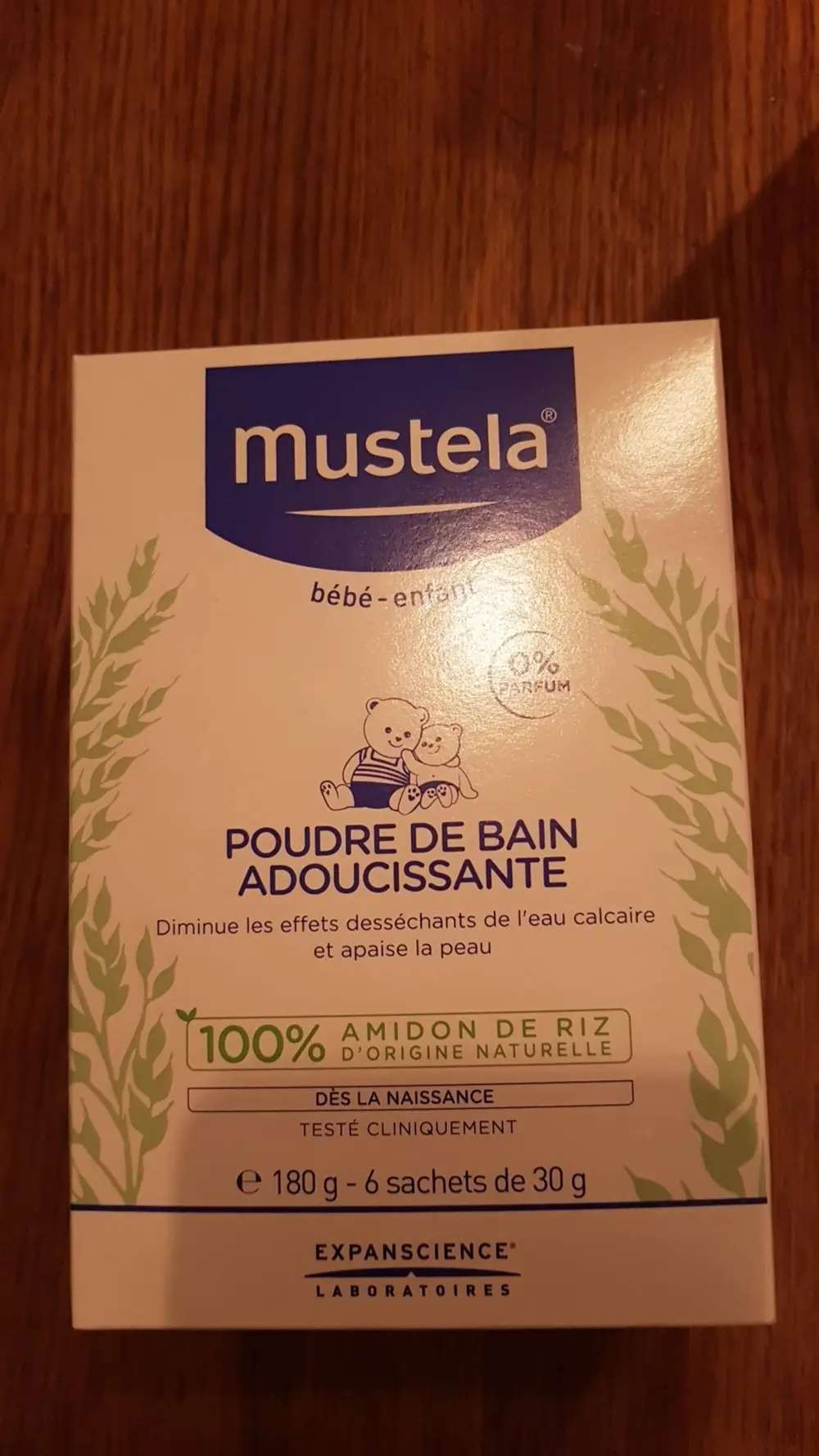 MUSTELA - Poudre de bain adoucissante Bébé - enfant