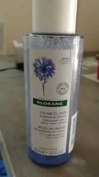 KLORANE - Bleuet - Eau micellaire démaquillant 3 en 1