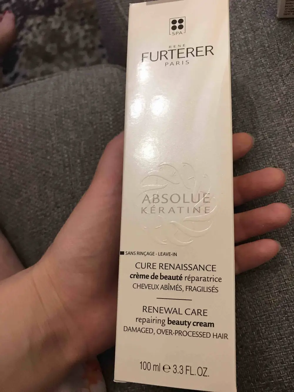 RENÉ FURTERER - Absolue kératine - Cure renaissance crème de beauté réparatrice