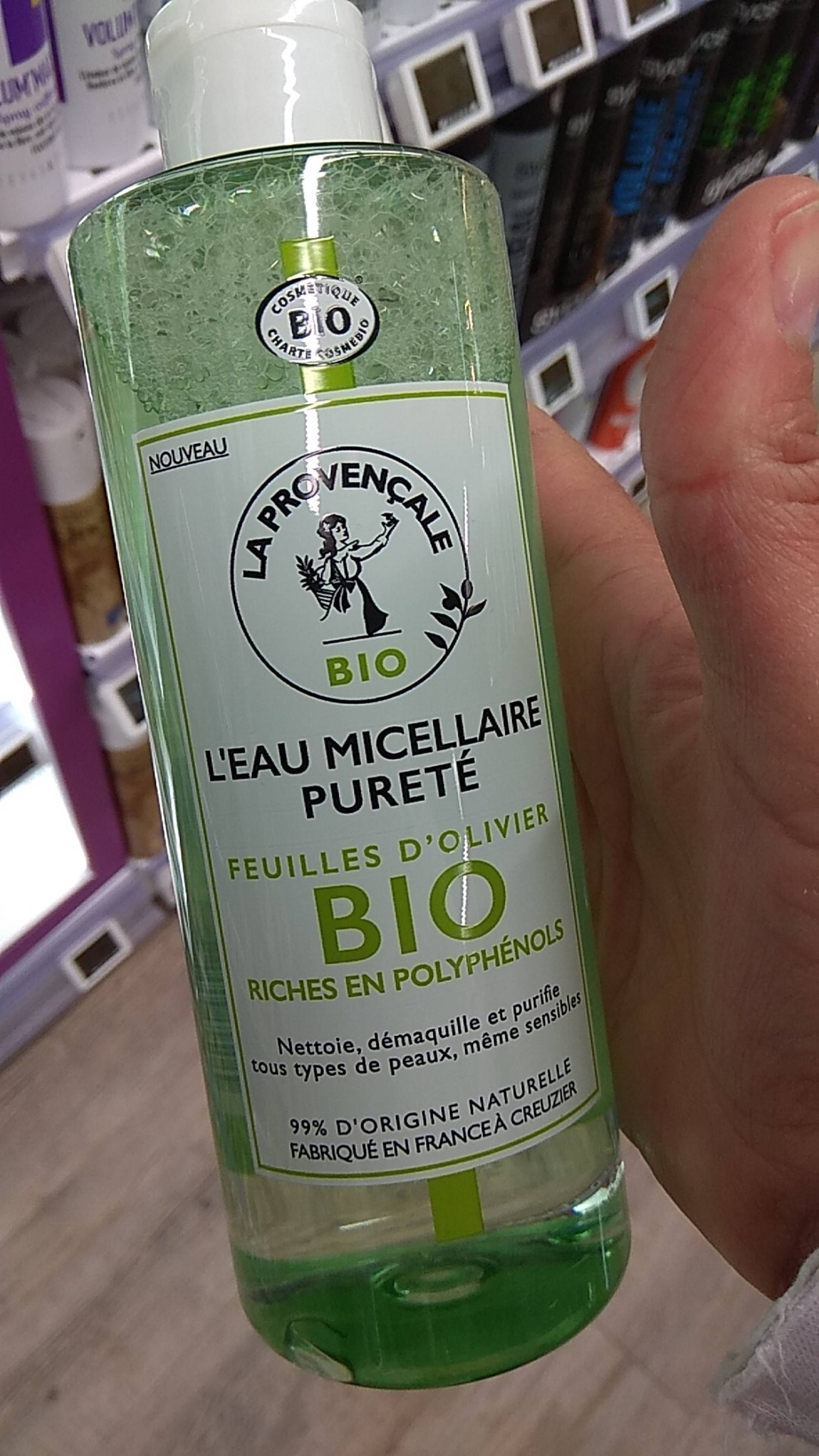 LA PROVENÇALE - Feuilles d'olivier bio - L'Eau micellaire pureté