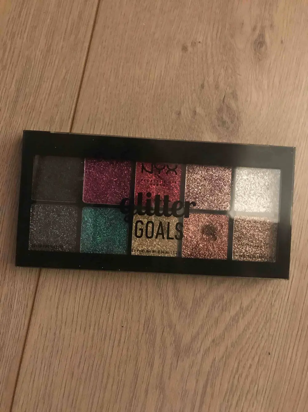 NYX - Glitter goals - Palette de crèmes pro