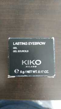 KIKO - Lasting eyebrow - Gel sourcils