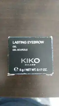 KIKO - Lasting eyebrow - Gel sourcils