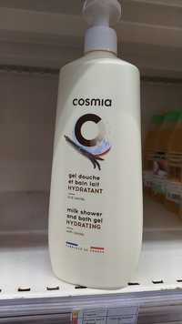 COSMIA - Gel douche et bain lait hydratant à la vanille