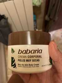 BABARIA - Body cream very dry skin