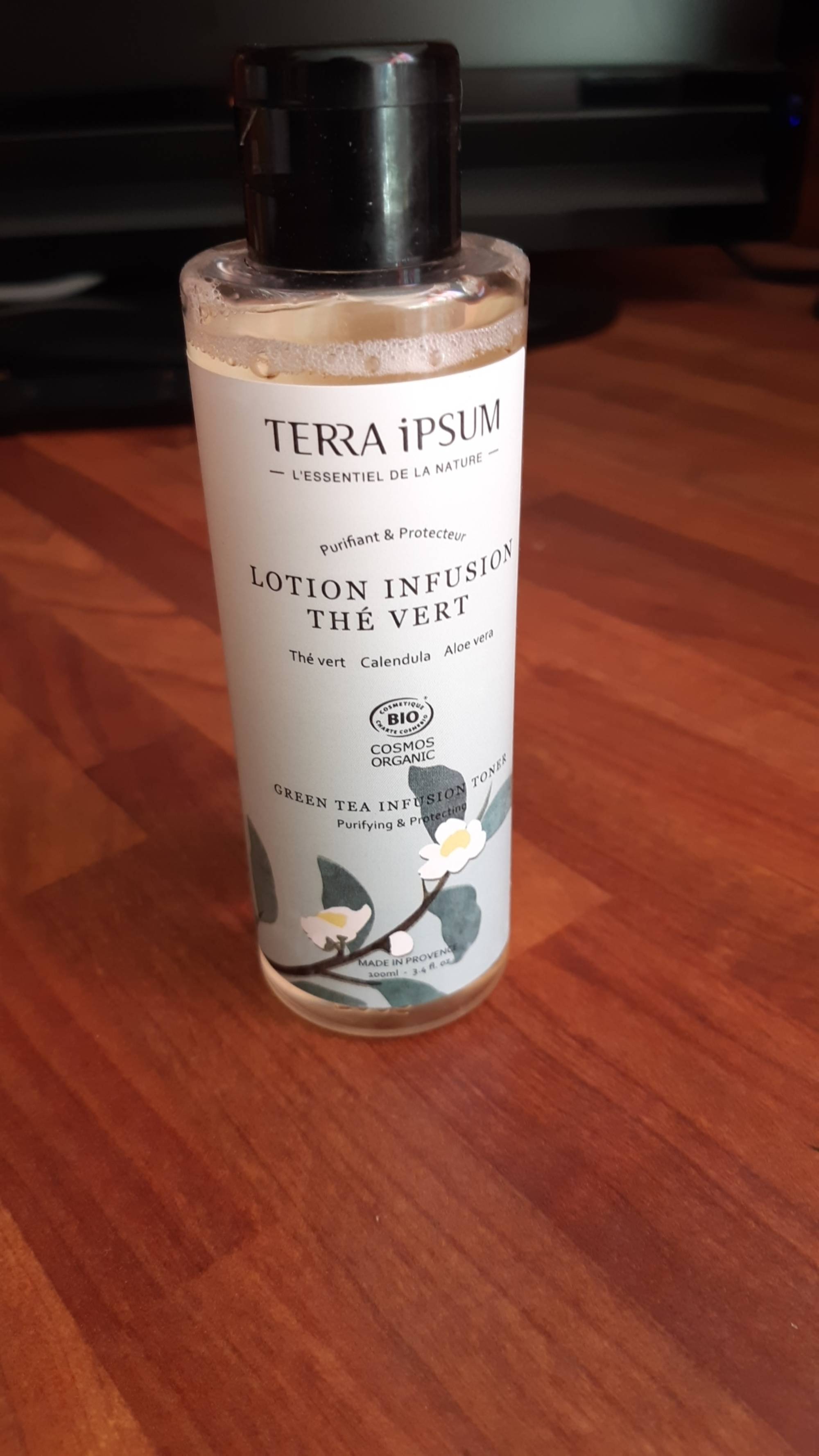TERRA IPSUM - Lotion infusion thé vert
