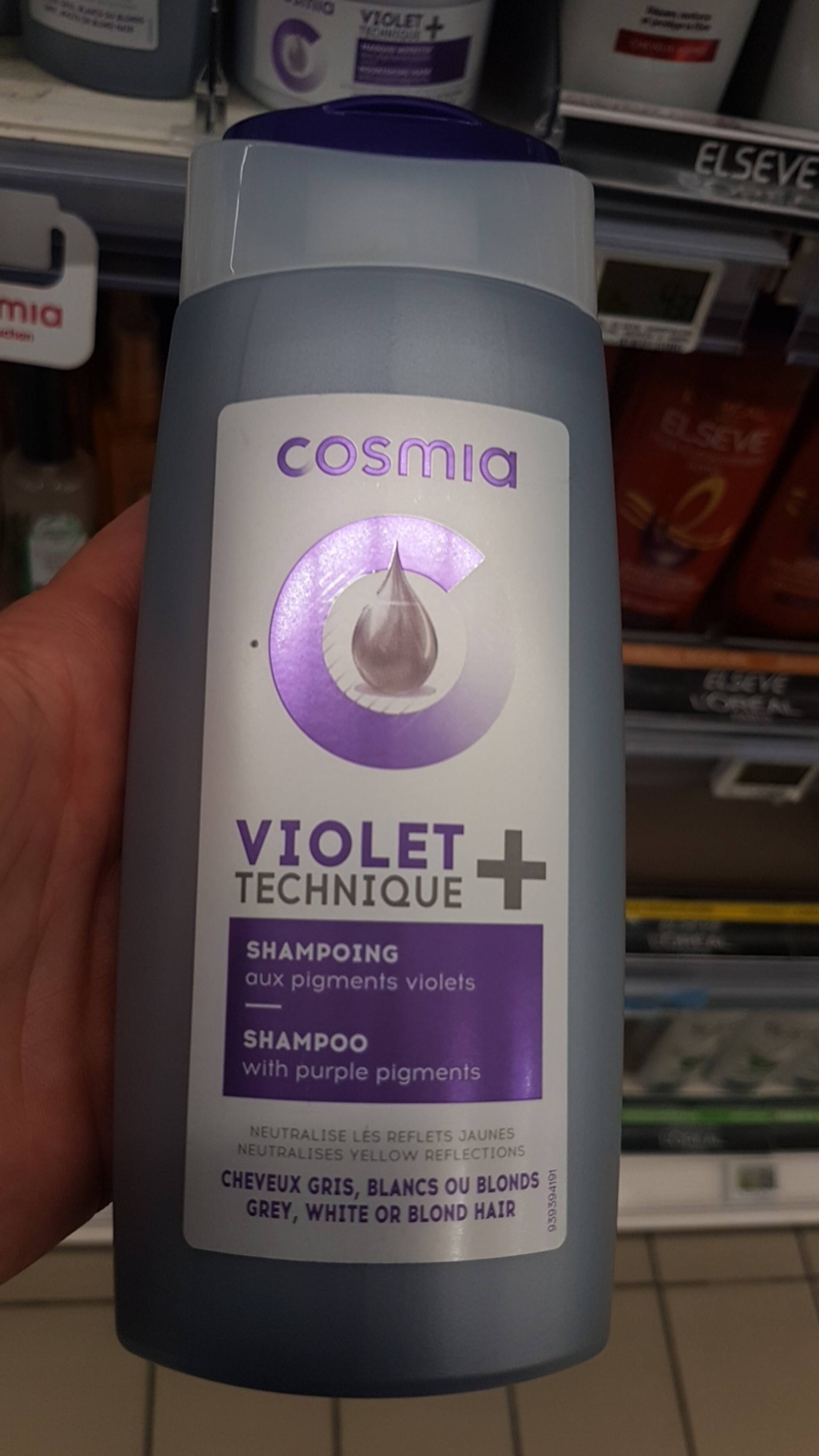 COSMIA - Violet + technique - Shampoing aux pigments violets