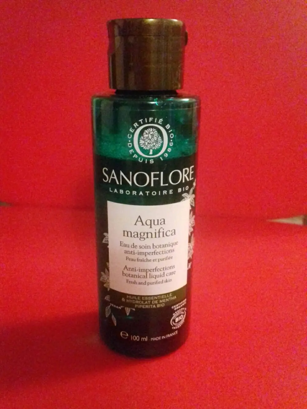 SANOFLORE - Aqua magnifica - Eau de soin botanique anti-imperfections