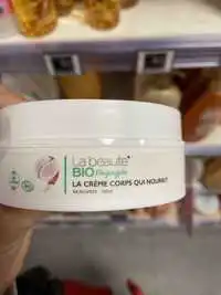 MONOPRIX - La beauté bio - La crème corps qui nourrit