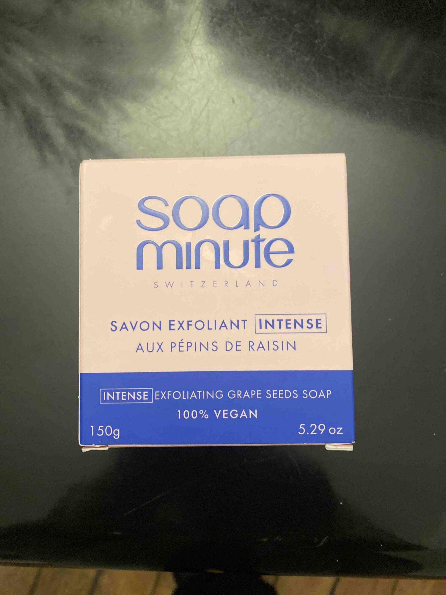 SOAP MINUTE - Savon exfoliant intense aux pépins de raisin