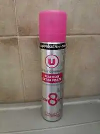 BY U - MAGASINS U - Spray coiffant fixation extra forte 8