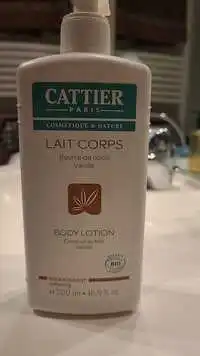 CATTIER - Lait corps beurre de coco vanille