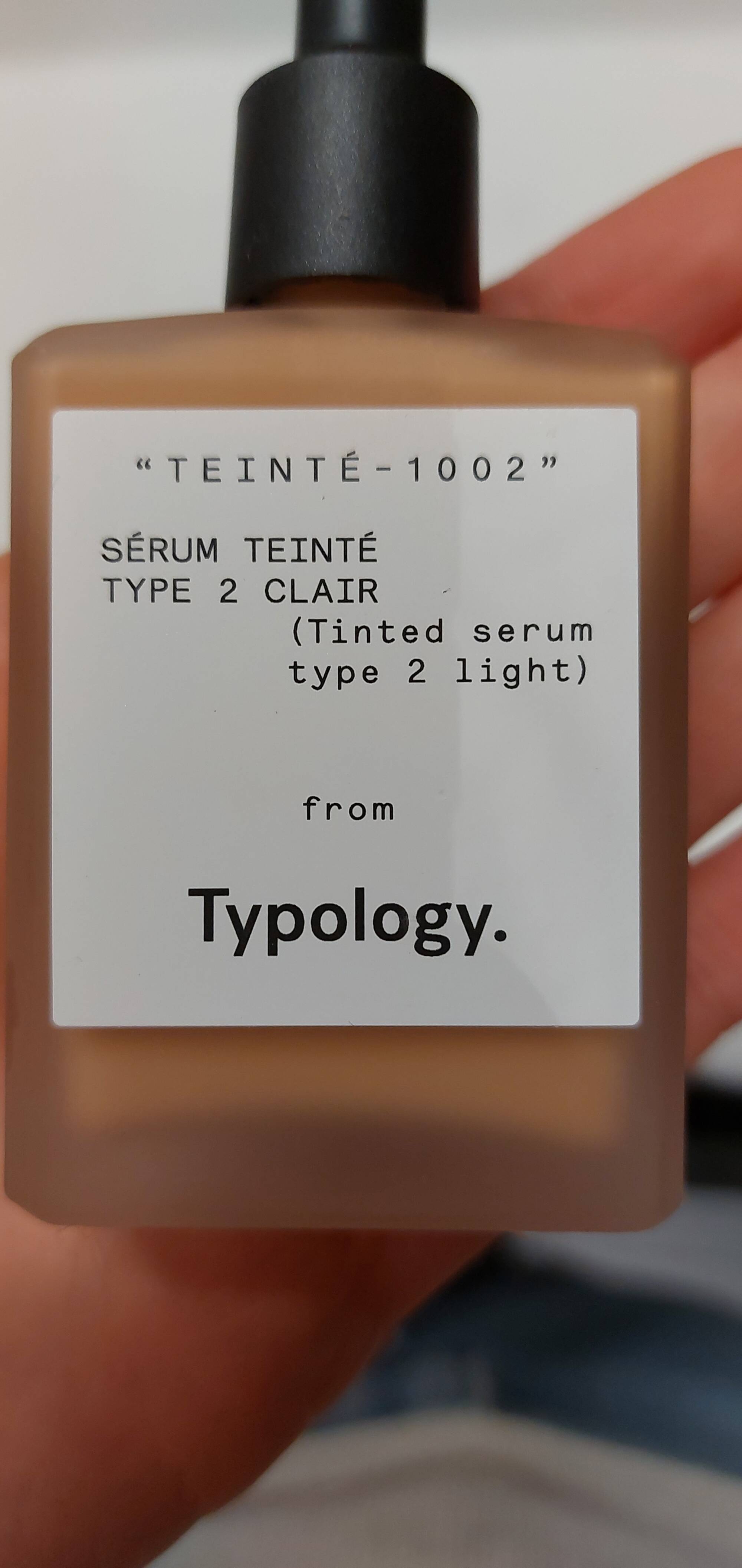 TYPOLOGY - Teinté-1002 - Sérum teinté type 2 clair