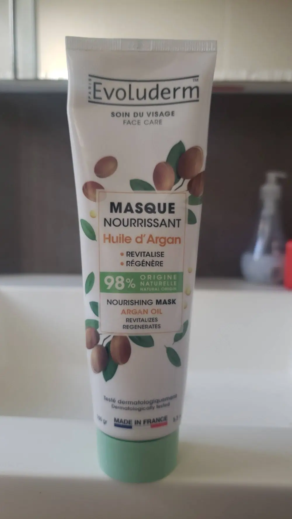 EVOLUDERM - Masque nourrissant à l'huile d'argan