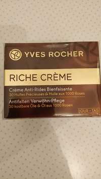 YVES ROCHER - Riche crème - Crème anti-rides bienfaisante jour 