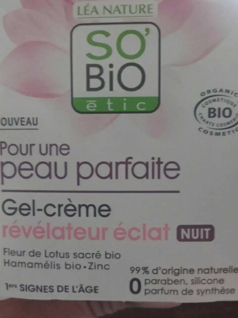 SO'BIO ÉTIC - Léa Nature - Gel-crème révélateur éclat