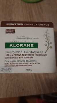 KLORANE - Cire végétale à l'huile d'abyssinie