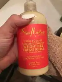 SHEA MOISTURE - Fruit fusion coconut water - Weightless crème rinse