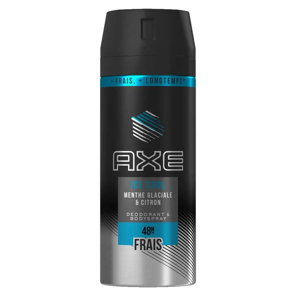 AXE - Axe Déodorant Homme Spray Ice Cool Frais 48h 150ml