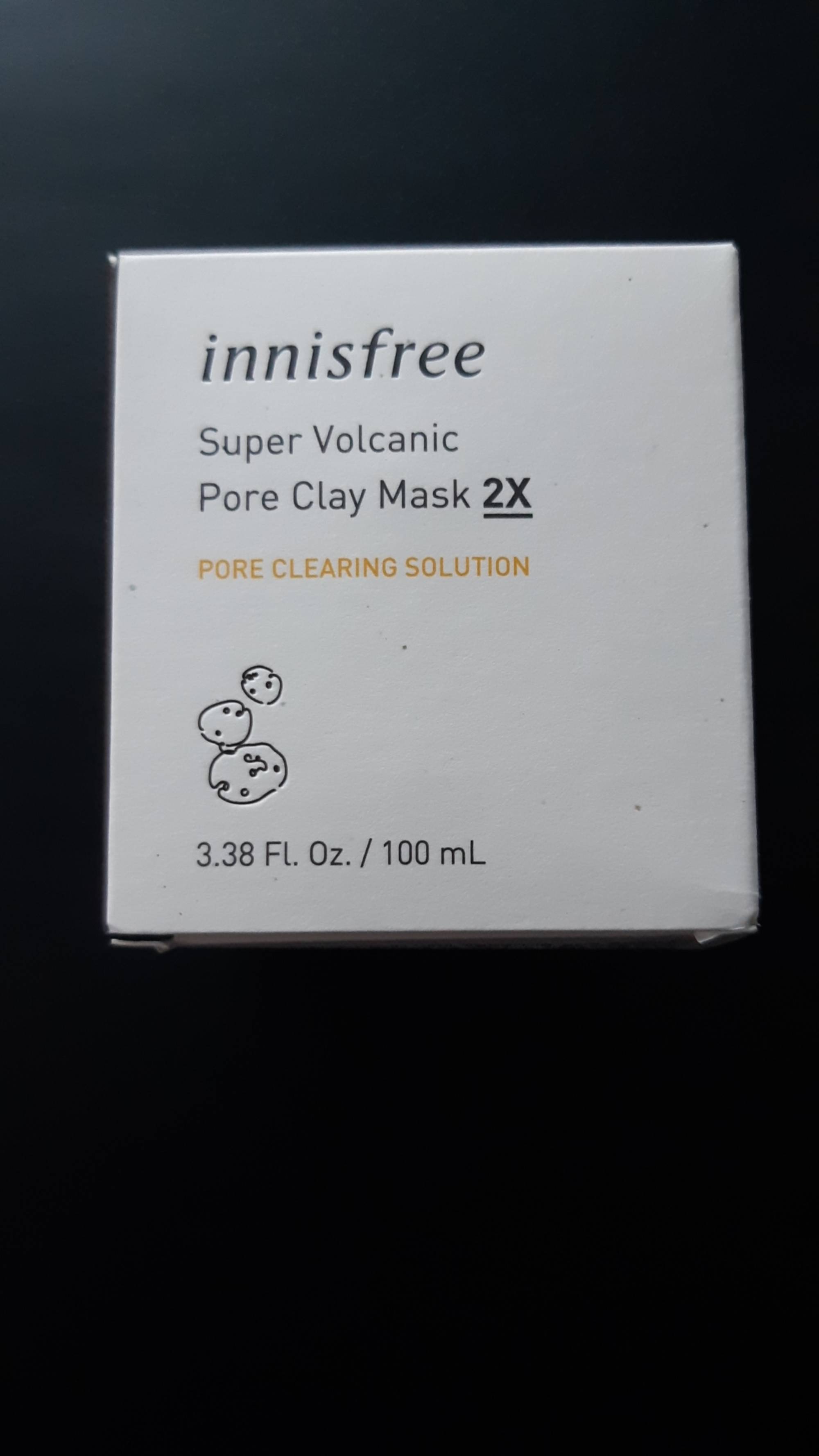 INNISFREE - Super volcanic - Pore clay mask 2X