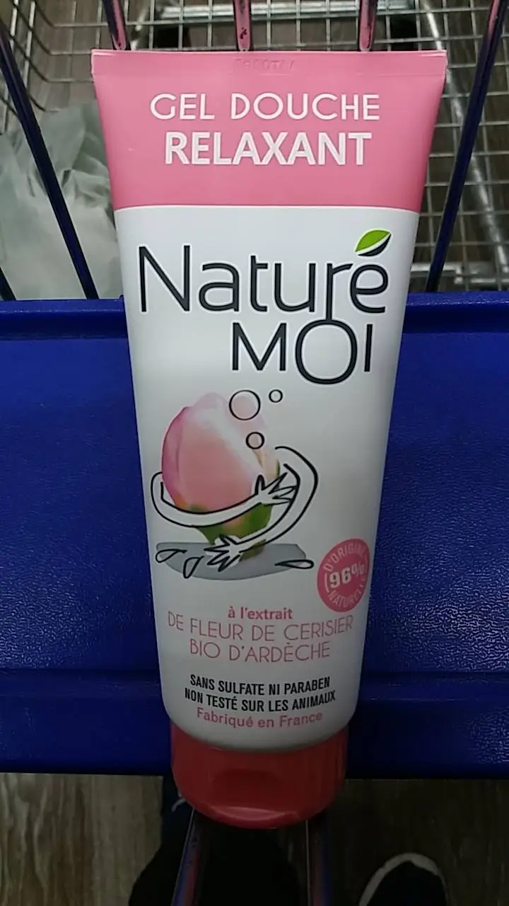 NATURÉ MOI  - Gel douche relaxant à l'extrait de fleur de cerisier