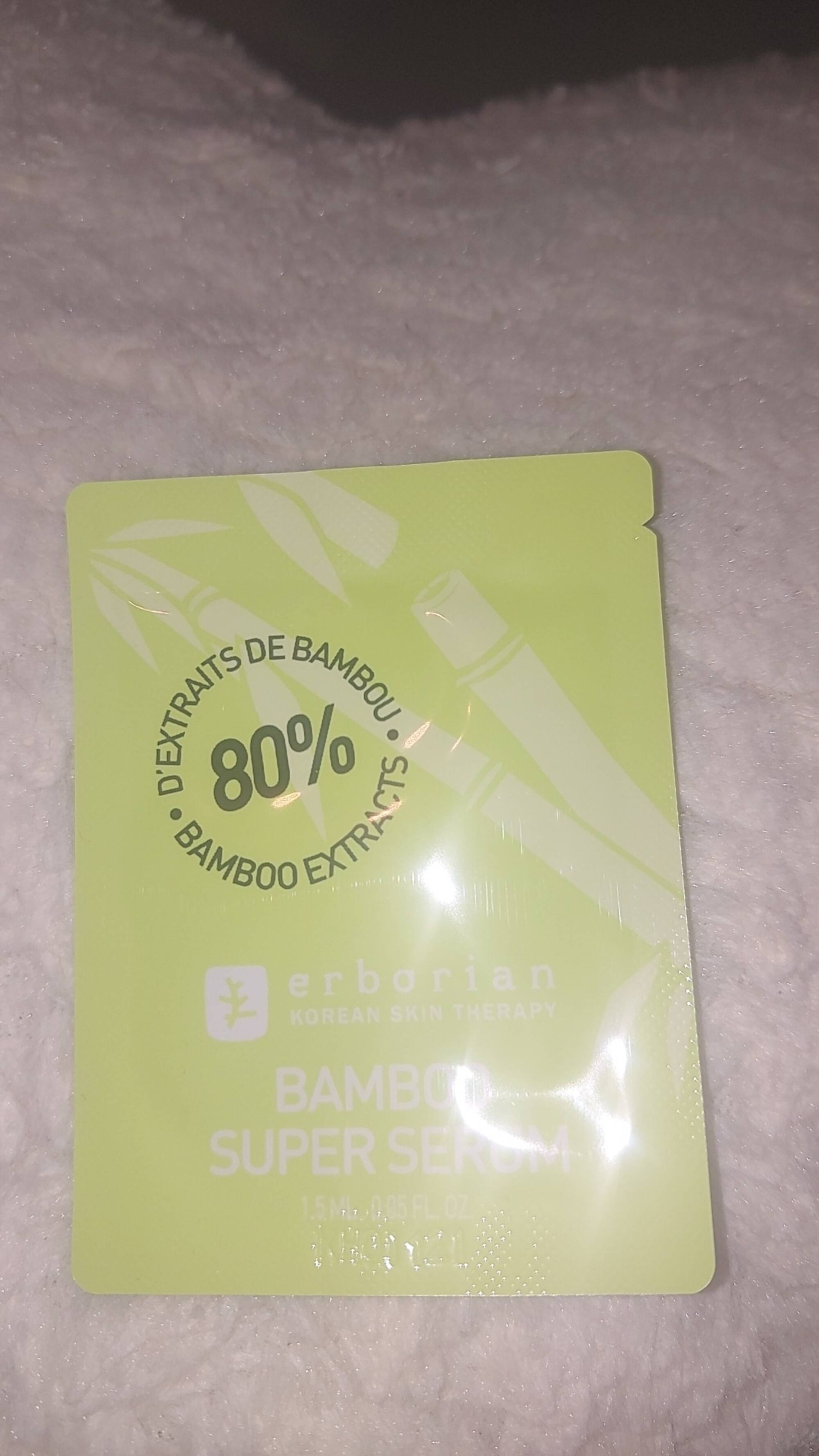 ERBORIAN - Bambou super serum