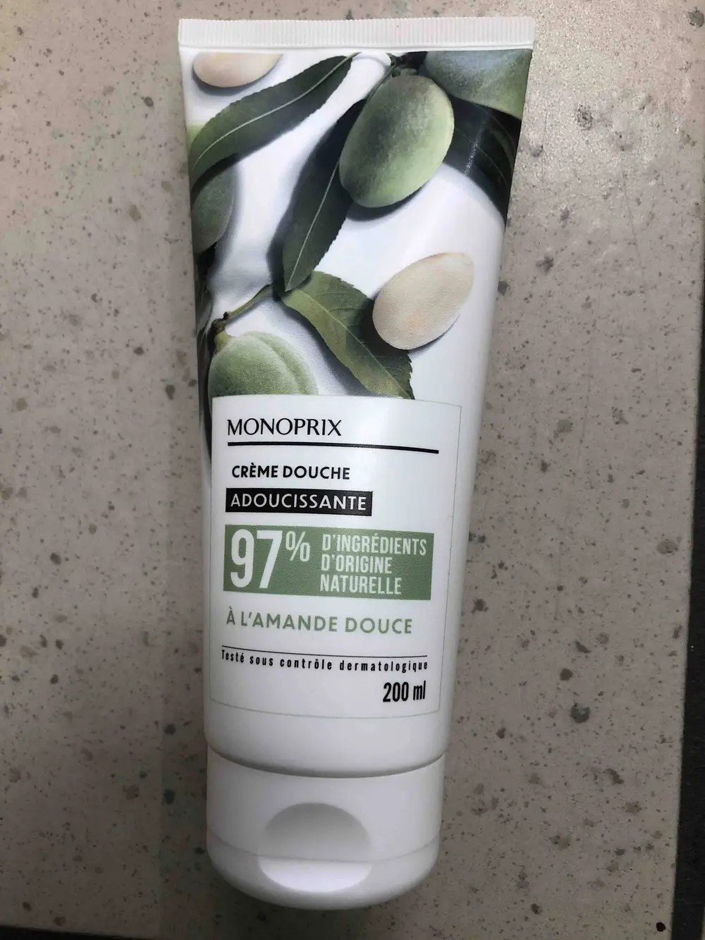 MONOPRIX - Crème douche adoucissante à l'amande douce