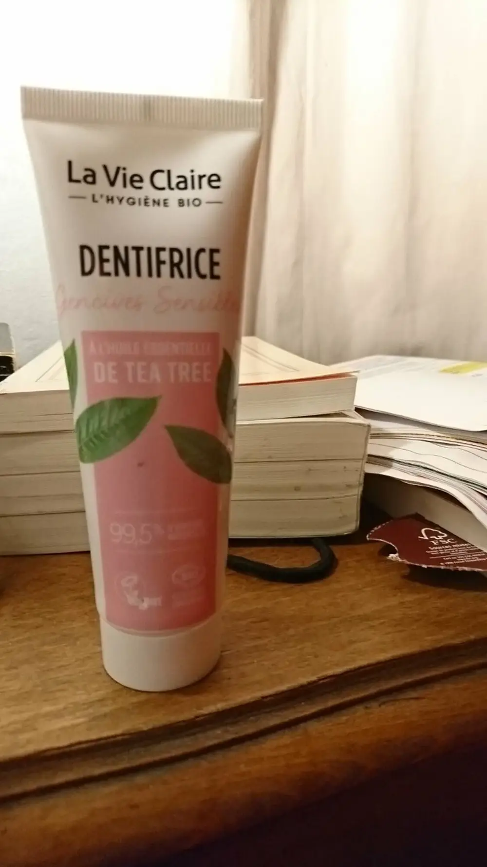 LA VIE CLAIRE - Gencives sensibles - Dentifrice à l'huile essentielle de tea tree