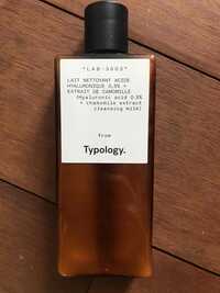 TYPOLOGY - Lab-3003 - Lait nettoyant Acide Hyaluronique 0,5% + Extrait de Camomille