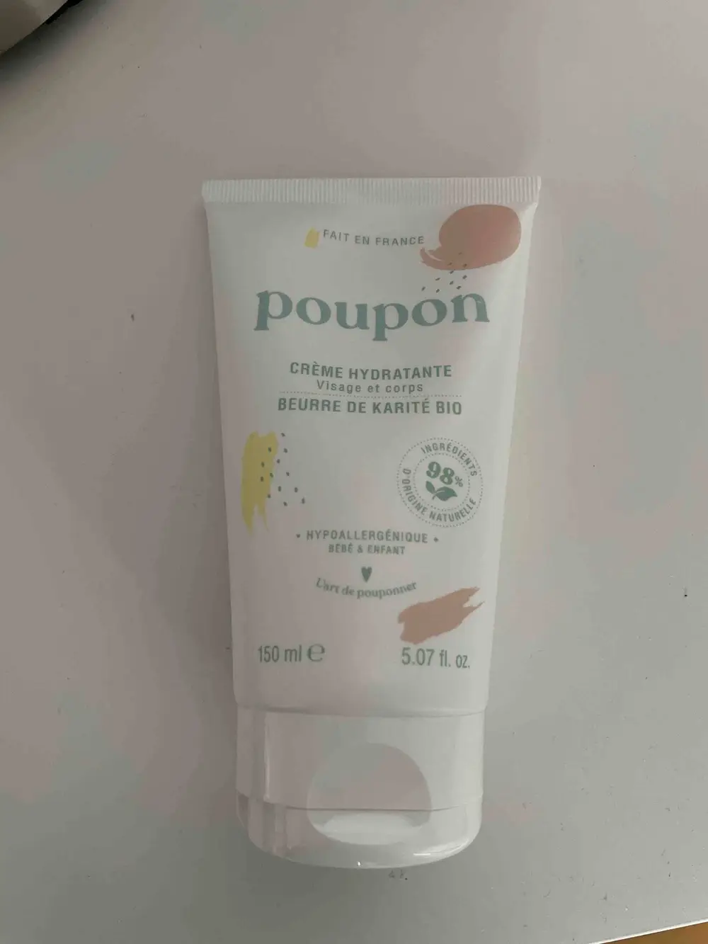 POUPON - Beurre de  karité bio - Crème hydratante