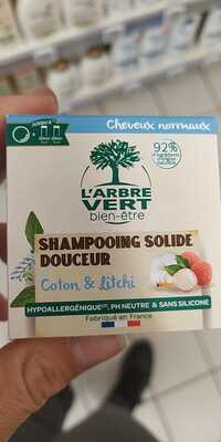L'ARBRE VERT - Shampooing solide douceur coton & litchi