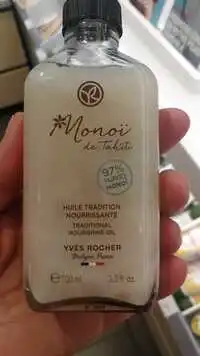 YVES ROCHER - Monoï de Tahiti - Huile tradition nourissante