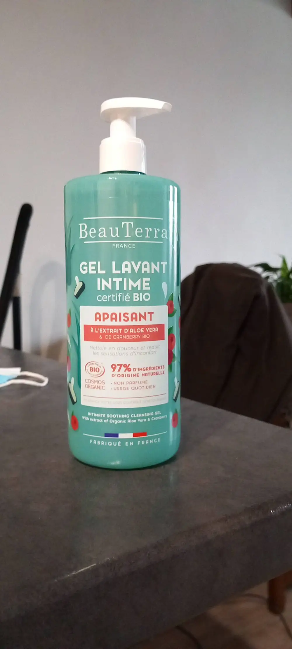 BEAUTERRA - Gel lavant intime apaisant certifié bio