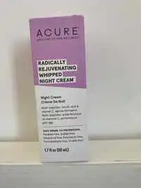 ACURE - Crème de nuit