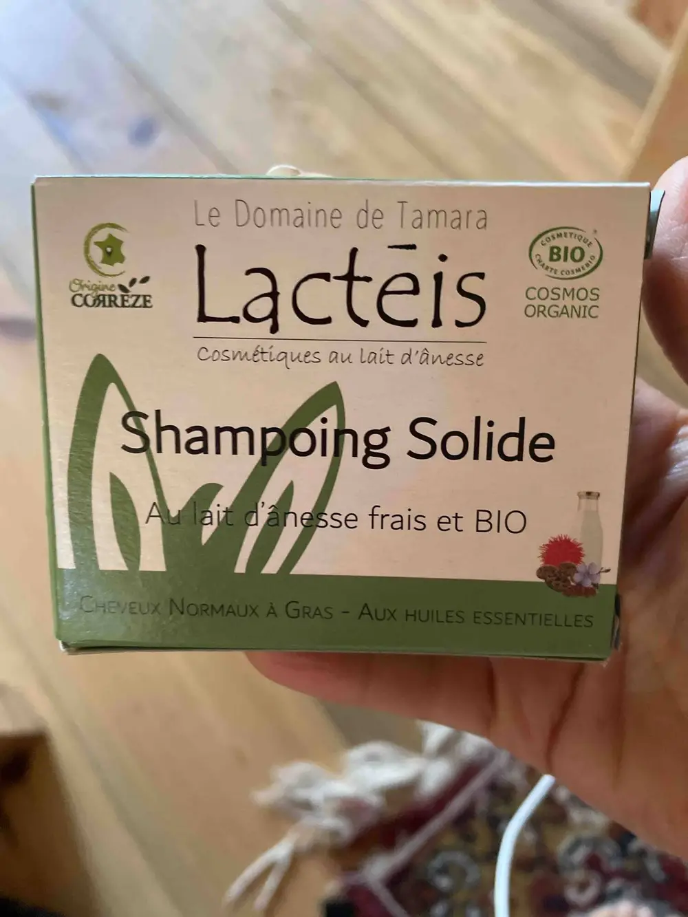 LE DOMAINE DE TAMARA - Lacteis - Shampooing solide au lait d'ânesse frais et bio