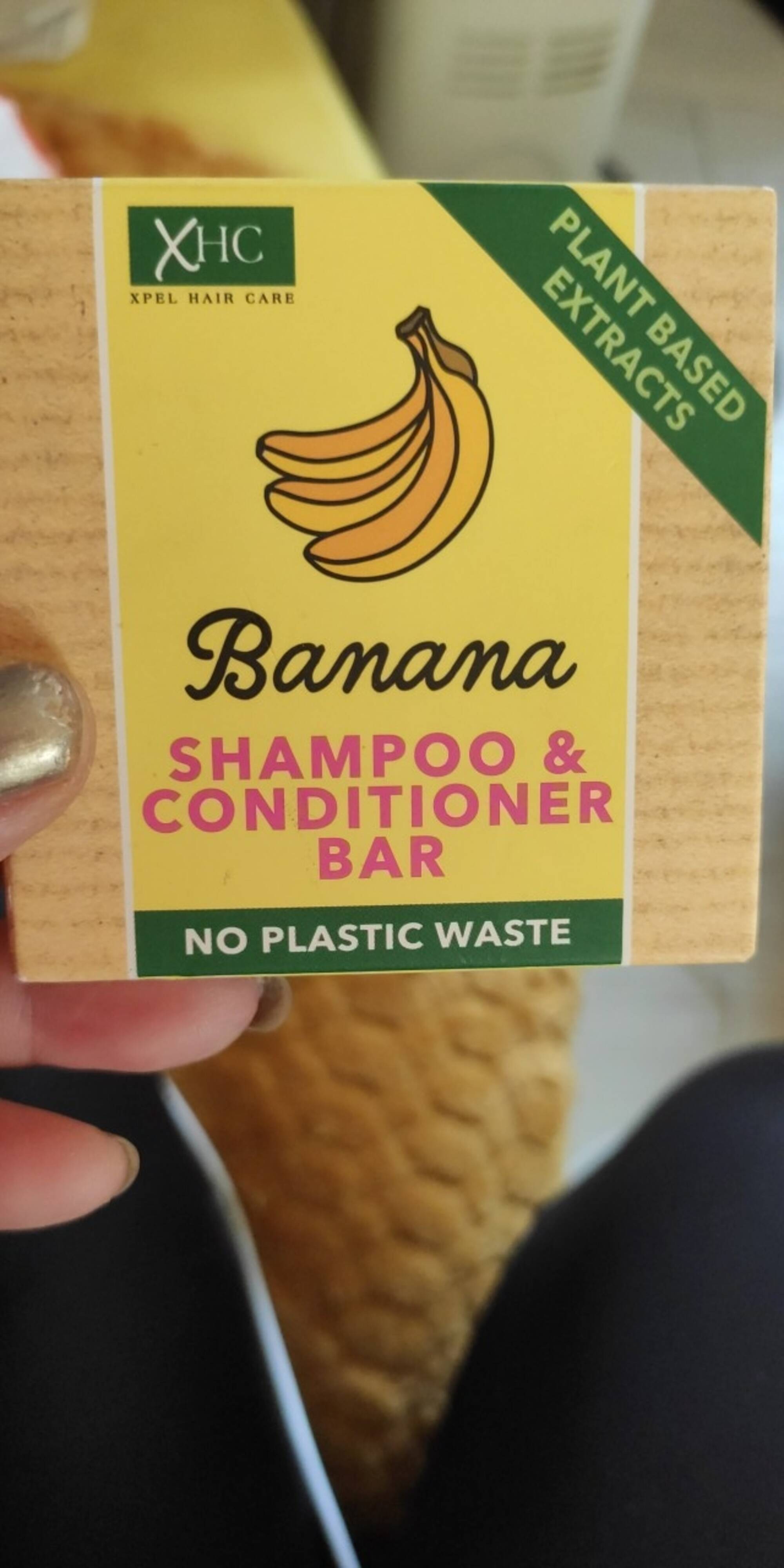 XHC - Banana shampoo & conditioner bar
