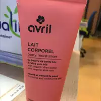 AVRIL - Lait corporel au beurre de karité bio et à laloe vera bio