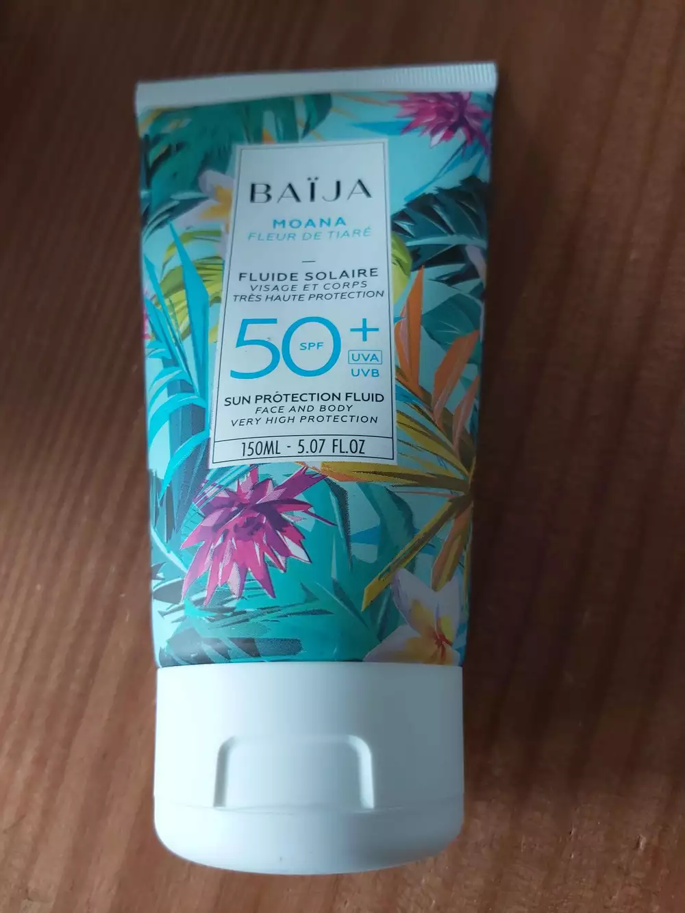 BAIJA - Moana fleur de tiaré - Fluide solaire SPF 50+