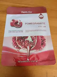 FARM STAY - Pomegranate - Visible difference mask sheet