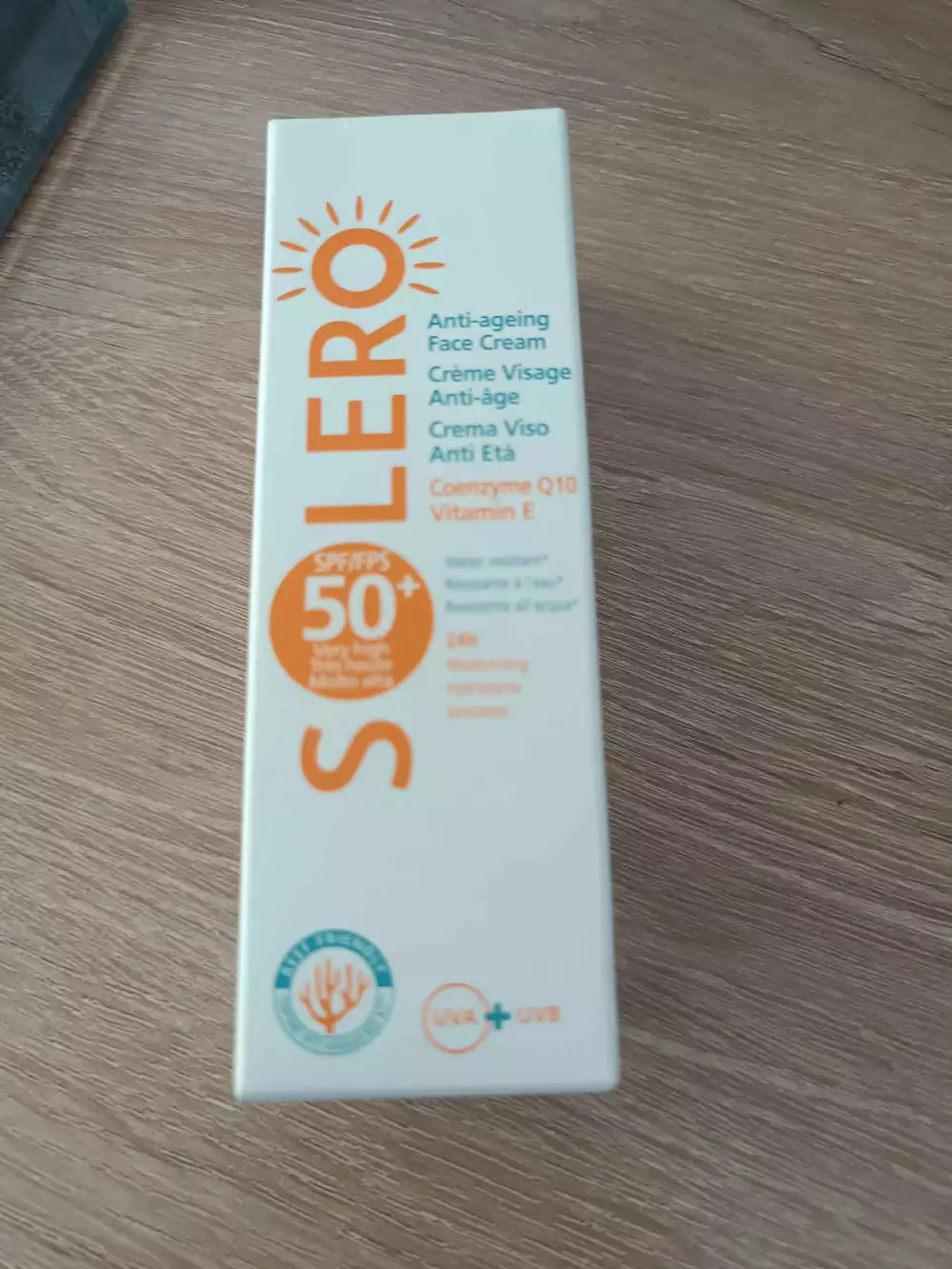 SOLERO - Crème visage anti-âge SPF 50+