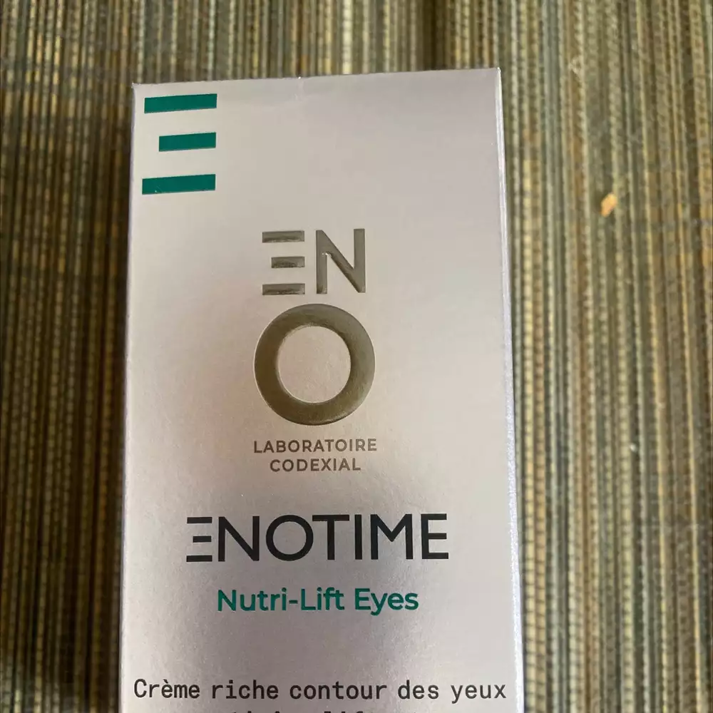 ENOTIME - Crème riche contour des yeux