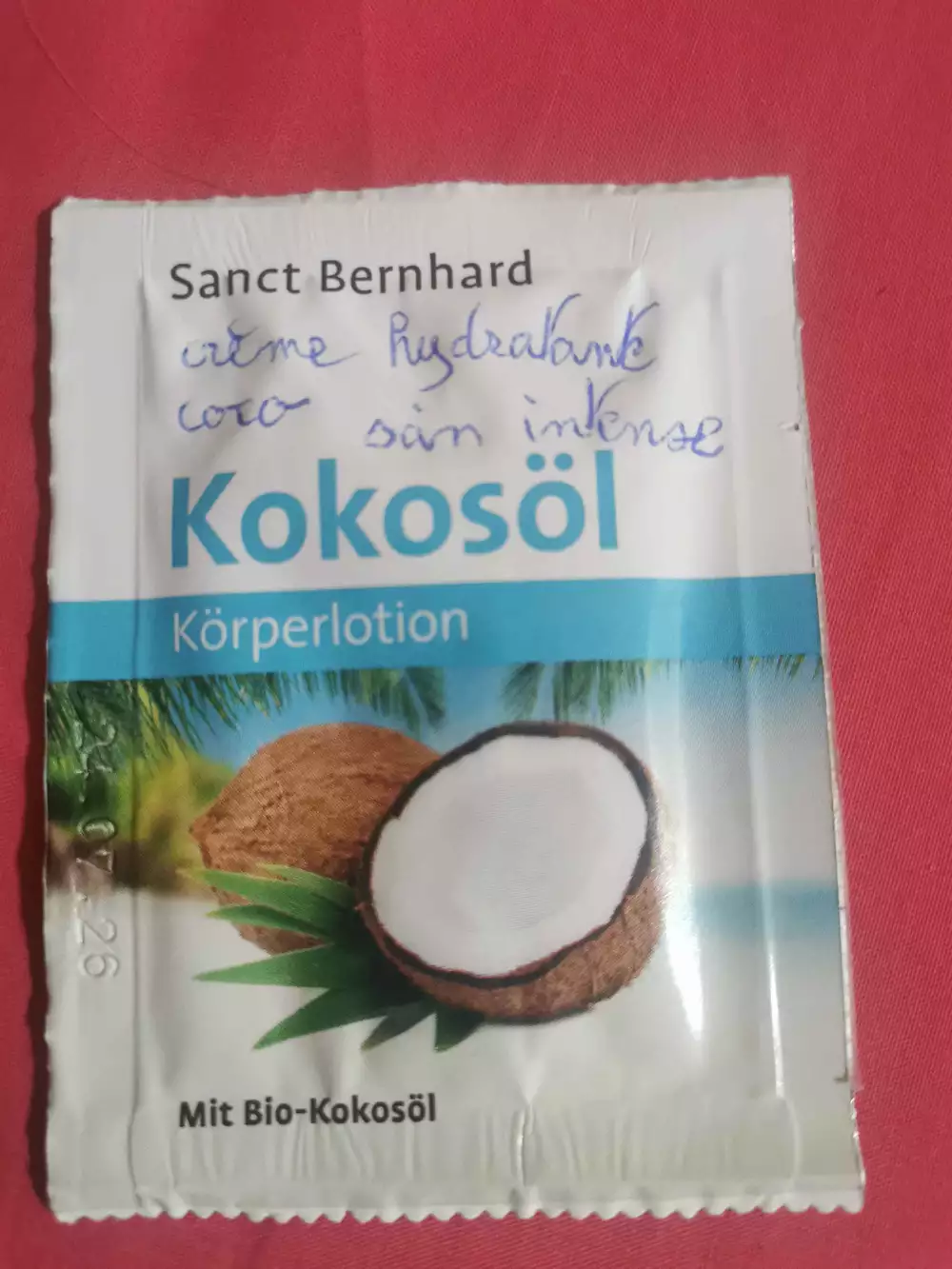 SANCT BERNHARD - Kokosol - Crème hydratante