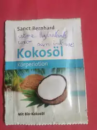 SANCT BERNHARD - Kokosol - Crème hydratante