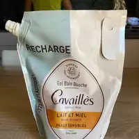 CAVAILLES - Peaux sensibles - Gel bain douche lait et miel