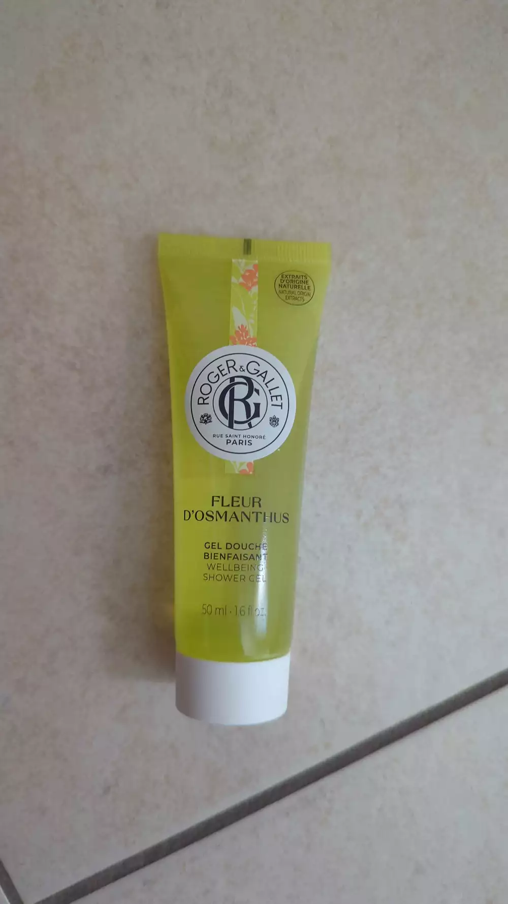 ROGER & GALLET - Gel douche bienfaisant fleur d'osmanthus 